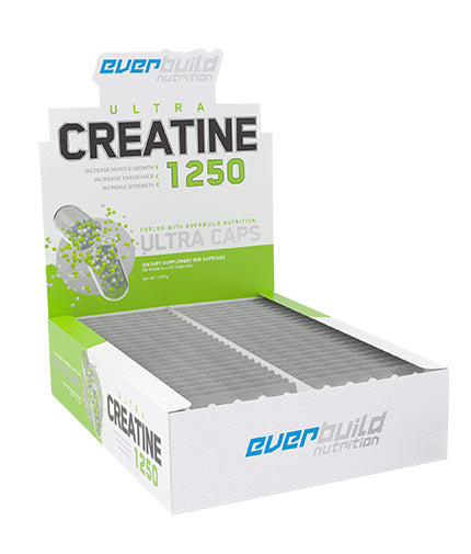 Creatine Mega Caps 1250 mg / 60 x 15 Caps  EVERBUILD - Nutra Best Bulgaria