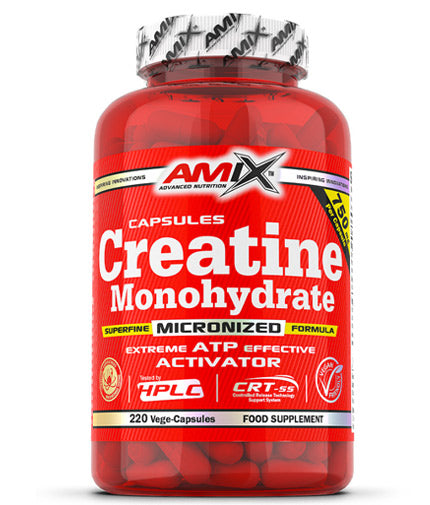 Creatine Monohydrate / 220 Caps  AMIX - Nutra Best Bulgaria
