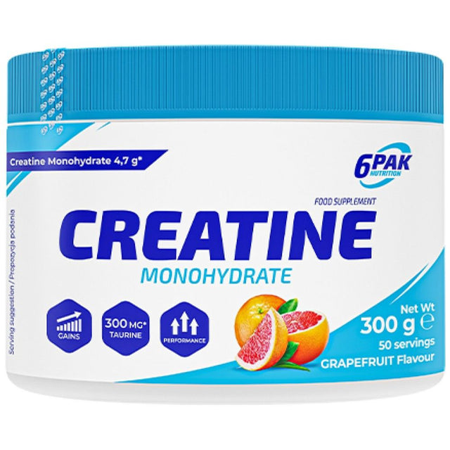 Creatine Monohydrate - 300 грама  6PAK Nutrition - Nutra Best Bulgaria