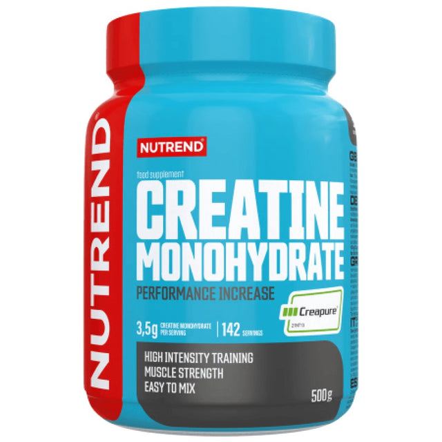Creatine Monohydrate Creapure - 500 грама  Nutrend - Nutra Best Bulgaria