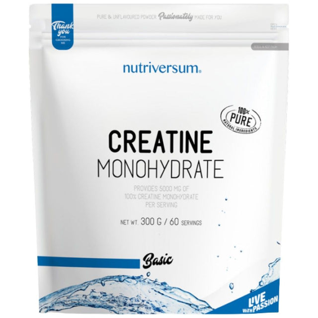Creatine Monohydrate Powder - 300 грама  Nutriversum - Nutra Best Bulgaria