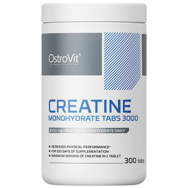 Creatine Monohydrate Tabs 3000 - 300 Таблетки  OstroVit - Nutra Best Bulgaria