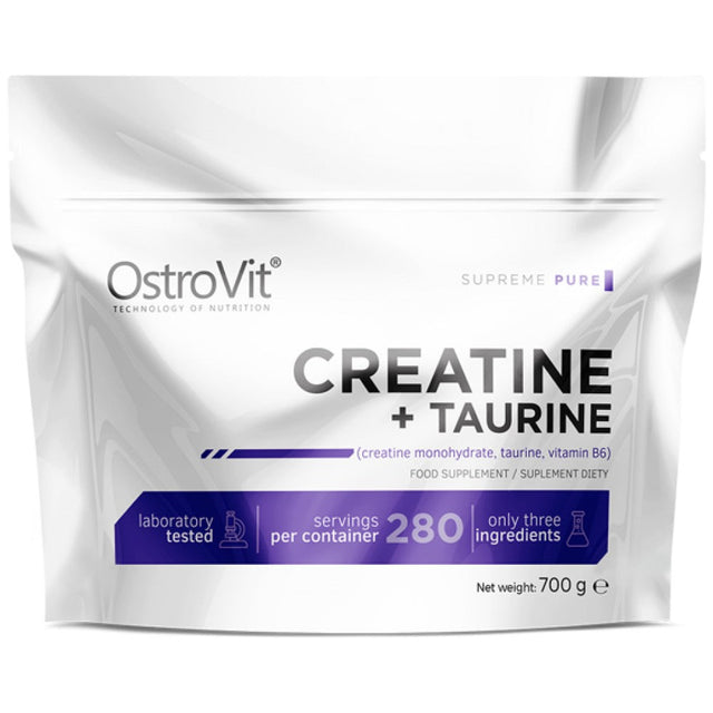 Creatine Monohydrate + Taurine Powder 700 грама  OstroVit - Nutra Best Bulgaria