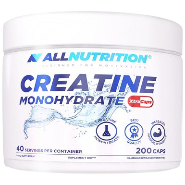Creatine Monohydrate Xtra Caps 200 капсули  AllNutrition - Nutra Best Bulgaria