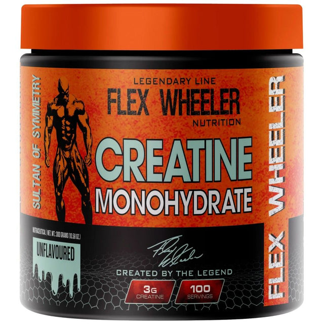 Creatine Monohydrate | with Vitamin B-6 - 300 грама  Flex Wheeler Signature Series - Nutra Best Bulgaria