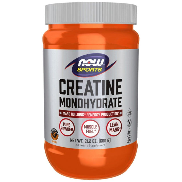 Creatine Powder - 600 грама  NOW Foods - Nutra Best Bulgaria