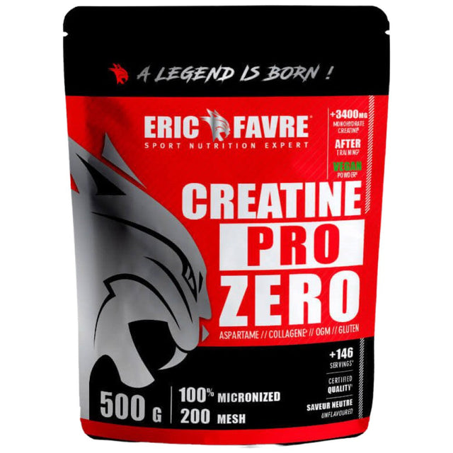 Creatine Pro Zero | Micronized Creatine Monohydrate - 500 грама  Eric Favre - Nutra Best Bulgaria
