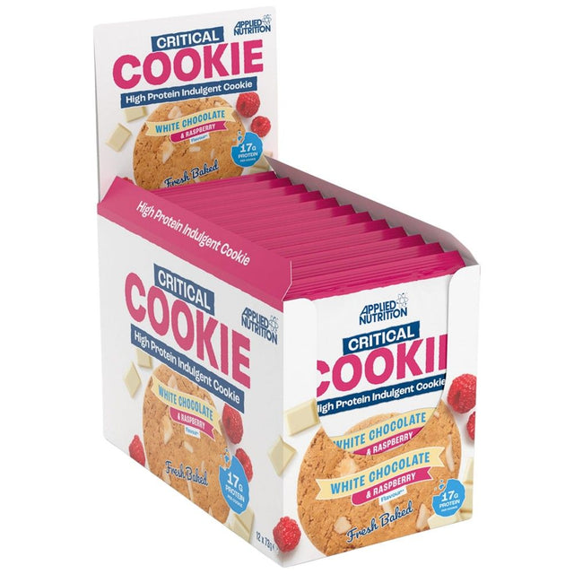 Critical Cookie | High Protein Indulgent Cookie - 12 x 85 грама  Applied Nutrition - Nutra Best Bulgaria