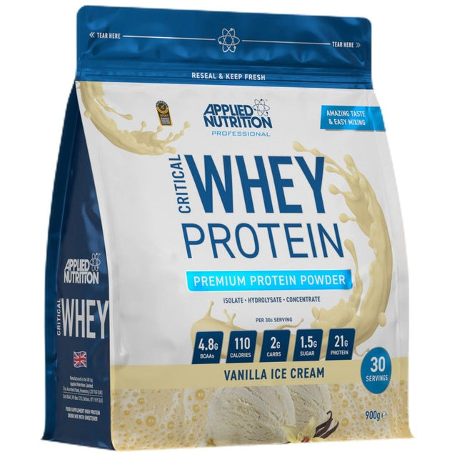 Critical Whey | Advanced Protein Blend - 900 грама  Applied Nutrition - Nutra Best Bulgaria