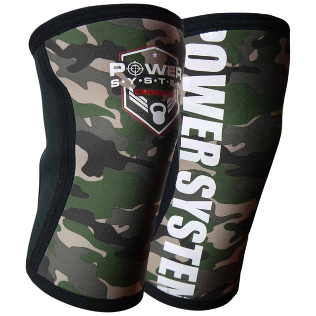 Crossfit Knee Sleeves - Camo - 2 бр.  Power System - Nutra Best Bulgaria