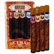 Cuba - Cuba Classic Gift Set Cuba Gold EDT 35 ml, Cuba Orange EDT 35 ml, Cuba Red EDT 35 ml, Cuba Blue EDT 35 ml - 140ml  Cuba - Nutra Best Bulgaria