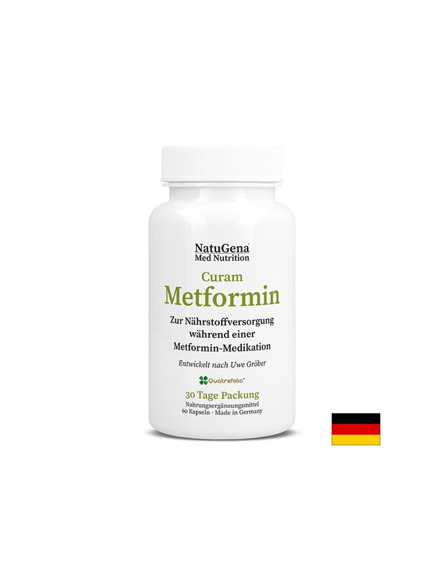 CuramMetformin (витамини и минерали в подкрепа на кръвната захар) x 60 капсули  NatuGena - Nutra Best Bulgaria