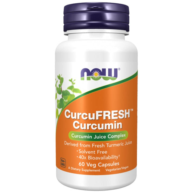 Curcumin / CurcuFRESH - 60 капсули  NOW Foods - Nutra Best Bulgaria