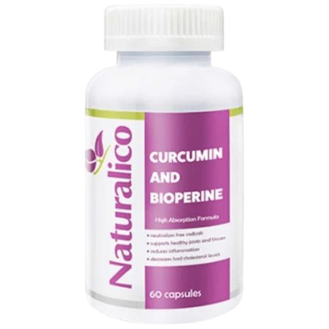 Curcumin and Bio Perine - 60 капсули  Naturalico - Nutra Best Bulgaria