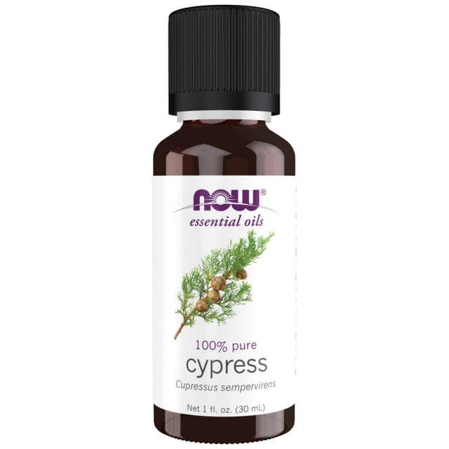 Cypress Oil | 100% Pure Cupressus Sempervirens - 30 мл  NOW Foods - Nutra Best Bulgaria