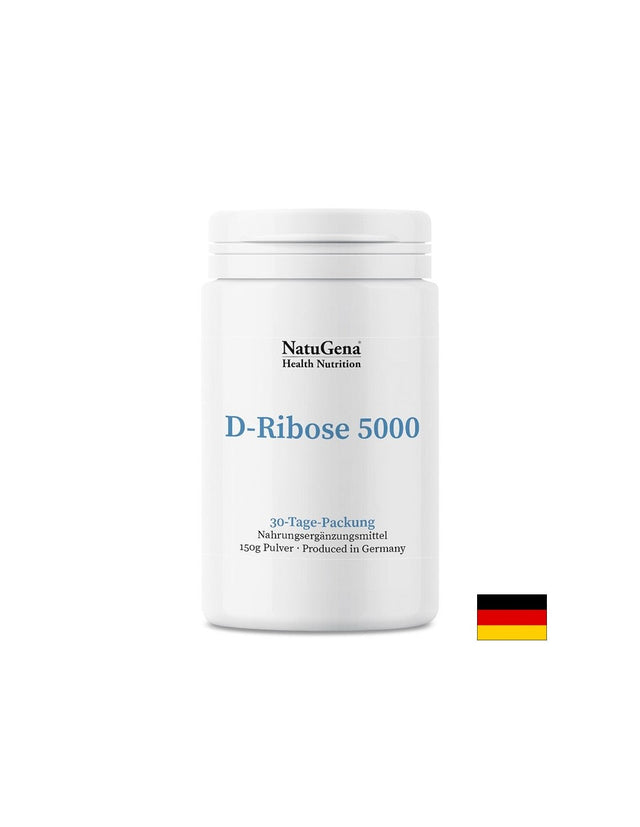 Клетъчно здраве и енергия - D-рибоза 5000, 150 g прах  NatuGena - Nutra Best Bulgaria