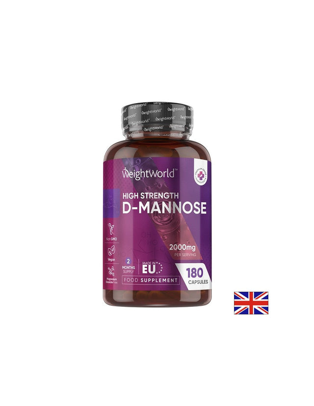 D-Маноза 666 mg – Здрав уринарен тракт, 180 капсули  WeightWorld - Nutra Best Bulgaria