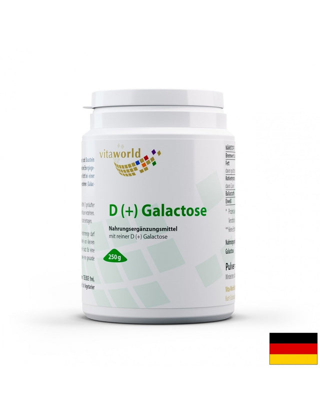 D(+) Галактоза - D(+) Galactose, 250 g прах  Vita World - Nutra Best Bulgaria