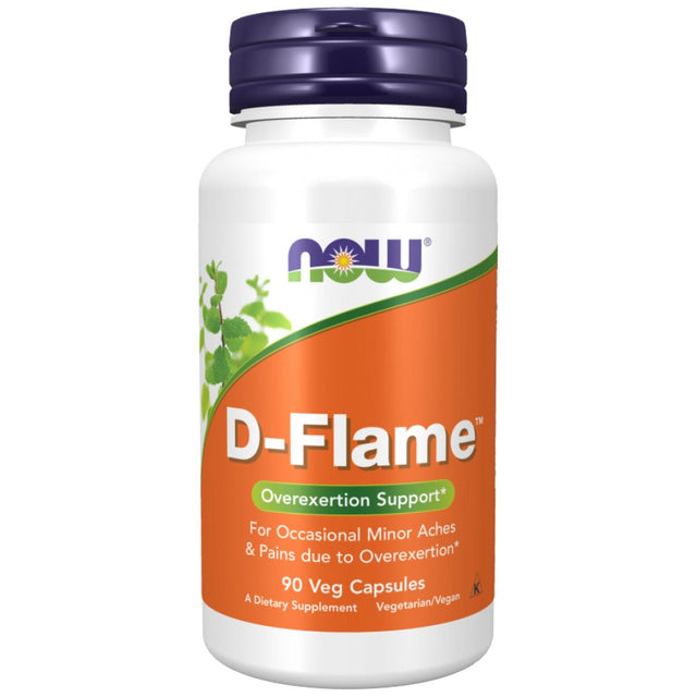 D-Flame - 90 капсули  NOW Foods - Nutra Best Bulgaria