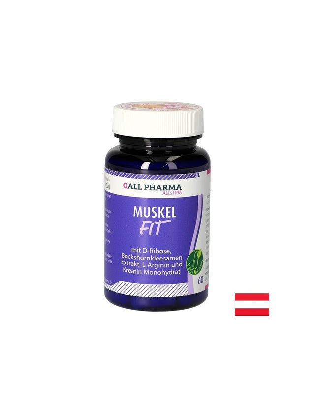 Формула за Мускули с D-Рибоза, сминдух, L-Аргинин и Креатин, 60 капсули  Gall Pharma - Nutra Best Bulgaria