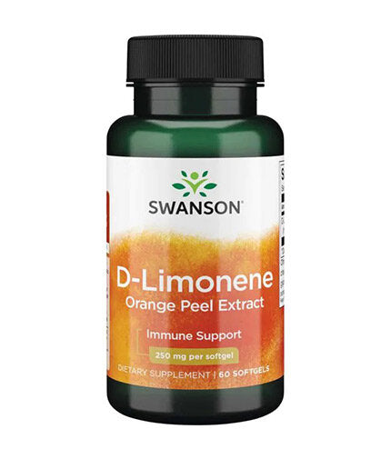 D-Limonene Cold-Pressed Orange Peel Extract 250 mg - 60 Гел капсули  Swanson - Nutra Best Bulgaria