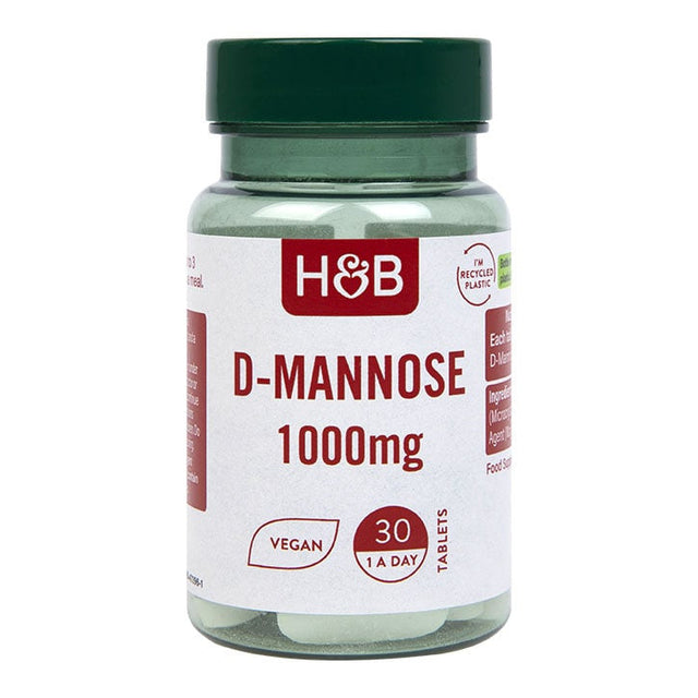 Д-Маноза (D-Mannose) 1000mg 30 таблетки HOLLAND & BARRETT  Holland & Barrett - Nutra Best Bulgaria