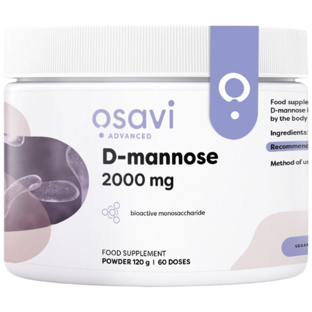 D-Mannose Powder 2000 mg - 120 грама  Osavi - Nutra Best Bulgaria