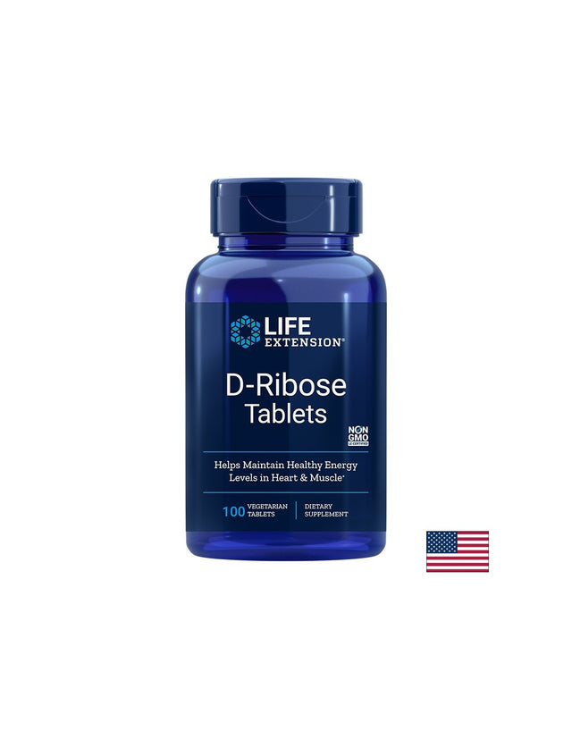 D-Ribose/ Д-Рибоза х 100 таблетки  Life Extension - Nutra Best Bulgaria