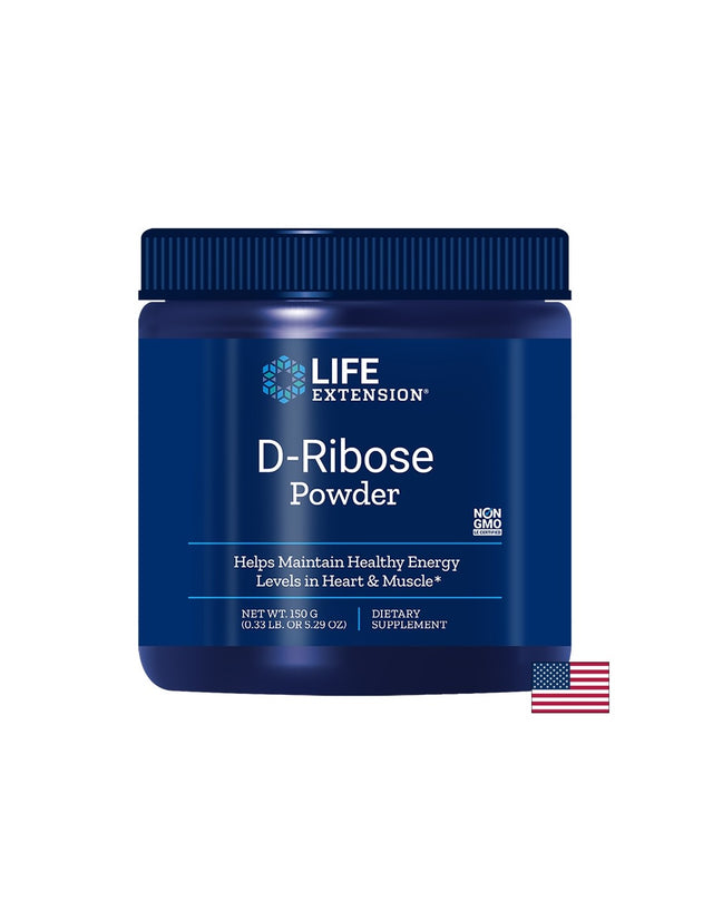 Д-Рибоза (D-Ribose), 5000 mg х 150 g прах  Life Extension - Nutra Best Bulgaria