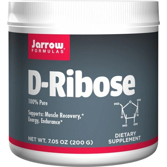 D-Ribose Powder - Рибоза 200 ГРАМА  Jarrow Formulas - Nutra Best Bulgaria