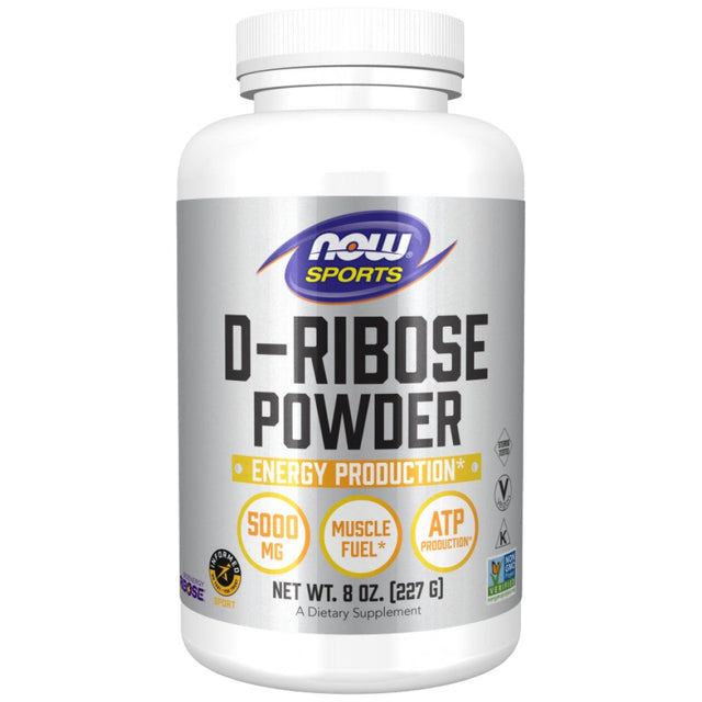 D-Ribose Powder - 227 грама  NOW Foods - Nutra Best Bulgaria