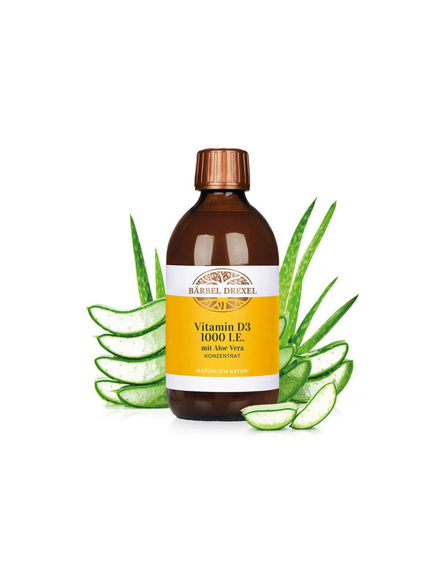 Витамин D3 1000 IU + Алое Вера - Сила за имунитета, костите и зъбите, 300 ml. Bärbel Drexel  Bärbel Drexel - Nutra Best Bulgaria