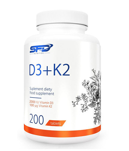 D3 + K2 / 200 Tabs  SFD - Nutra Best Bulgaria