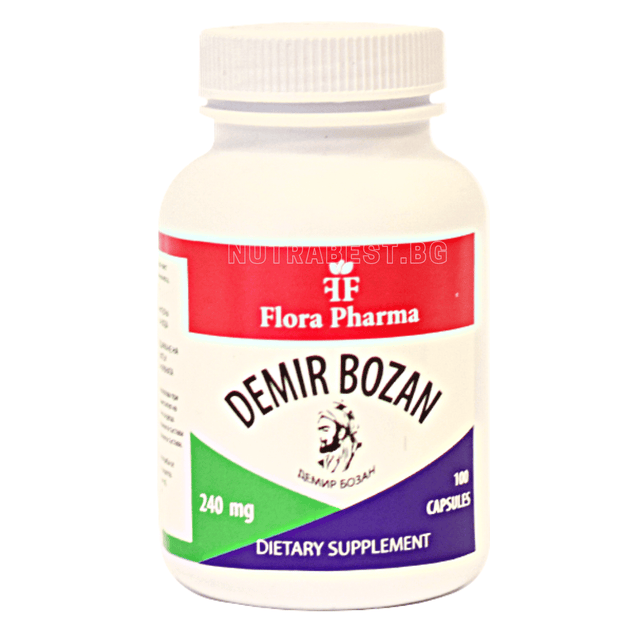 DEMIR BOZAN 480 мг /100 капсули, 50 дози/ FLORA FARMA  Флора Фарма - Nutra Best Bulgaria