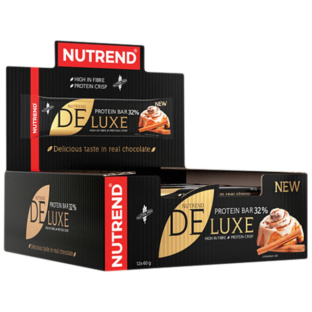 DEluxe Protein Bar - 12 x 60 грама  Nutrend - Nutra Best Bulgaria