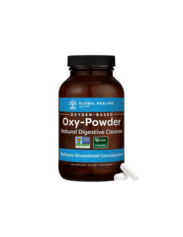 Oxy-Powder Natural Digestive Cleanse - Естествено прочистване на храносмилането, 60 капсули Global Healing - Nutra Best Bulgaria