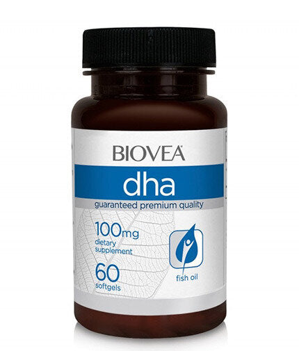 DHA 100 mg / 60 Softgels  Biovea - Nutra Best Bulgaria