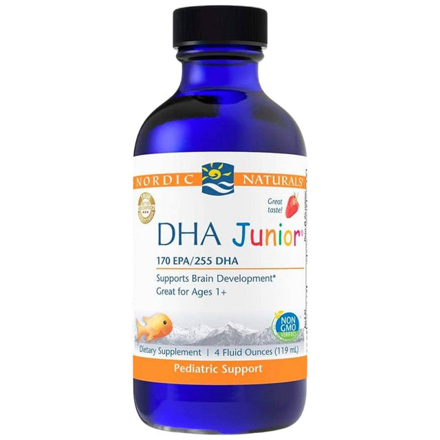 DHA Junior Liquid | 170 mg EPA & 255 mg DHA - 119 мл  Nordic Naturals - Nutra Best Bulgaria