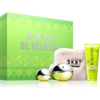 DKNY - Be Delicious Dárková sada EDP 100 ml, tělové mléko 100 ml, miniaturka EDP 15 ml a pouch - 100ml  DKNY - Nutra Best Bulgaria