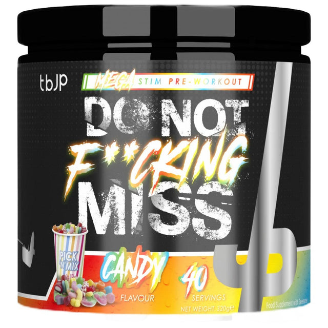 DNFM | Mega Stim Pre-Workout - 320 грама  Trained by JP - Nutra Best Bulgaria