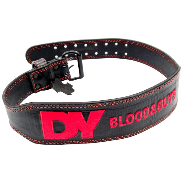 DY Blood and Guts Leather Belt | Тренировъчен кожен колан  Dorian Yates Nutrition - Nutra Best Bulgaria