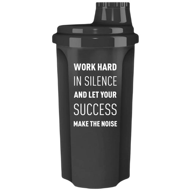 DY Shaker Black | Work Hard in Silence 500 мл  Dorian Yates Nutrition - Nutra Best Bulgaria