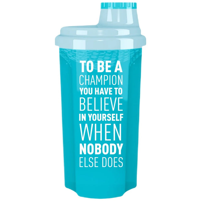 DY Shaker Turquoise | To Be a Champion 500 мл  Dorian Yates Nutrition - Nutra Best Bulgaria