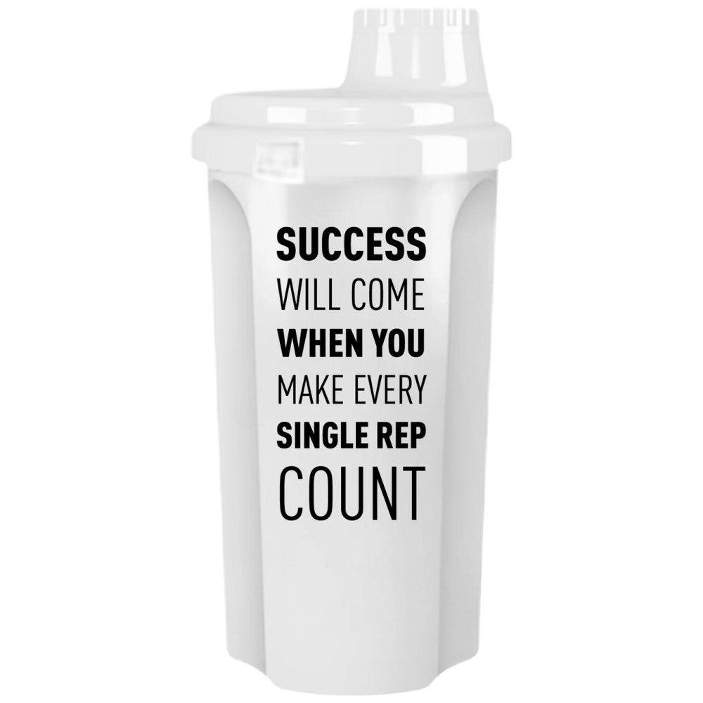 DY Shaker White | Success Will Come 500 мл  Dorian Yates Nutrition - Nutra Best Bulgaria
