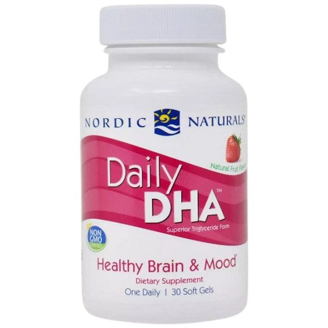 Daily DHA 580 mg - 30 Гел капсули  Nordic Naturals - Nutra Best Bulgaria