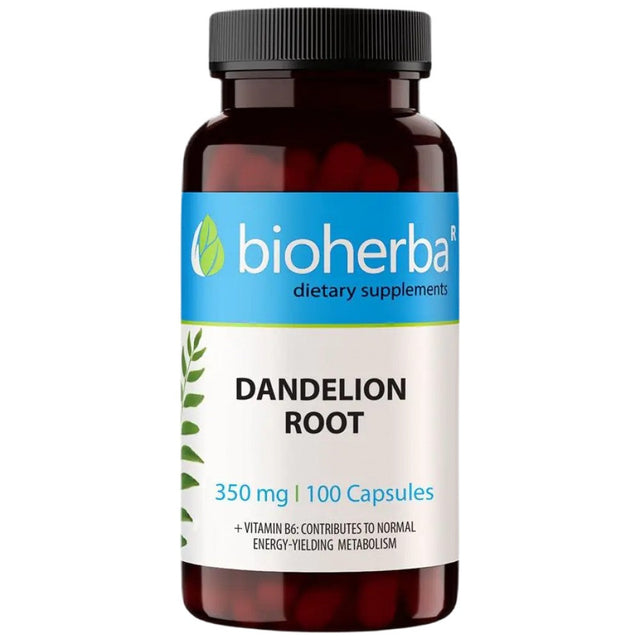 Dandelion Root 350 mg - 100 капсули  Bioherba - Nutra Best Bulgaria