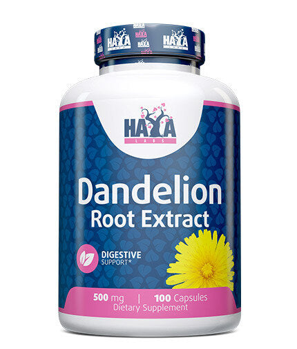 Dandelion Root Extract (2% Flavonoids)  500mg / 100 Caps.  Haya Labs - Nutra Best Bulgaria