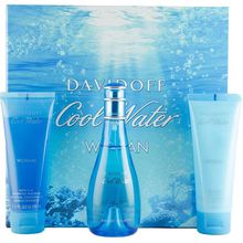 Davidoff - Cool Water Woman Great Gift Set EDT 100 ml body lotion 75 ml Cool Water and Cool Water Shower Gel 75 ml - 100ml  Davidoff - Nutra Best Bulgaria