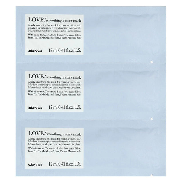 Davines, Love Smoothing, Hair Treatment Cream Mask, 12 pcs, 12 ml  Davines - Nutra Best Bulgaria