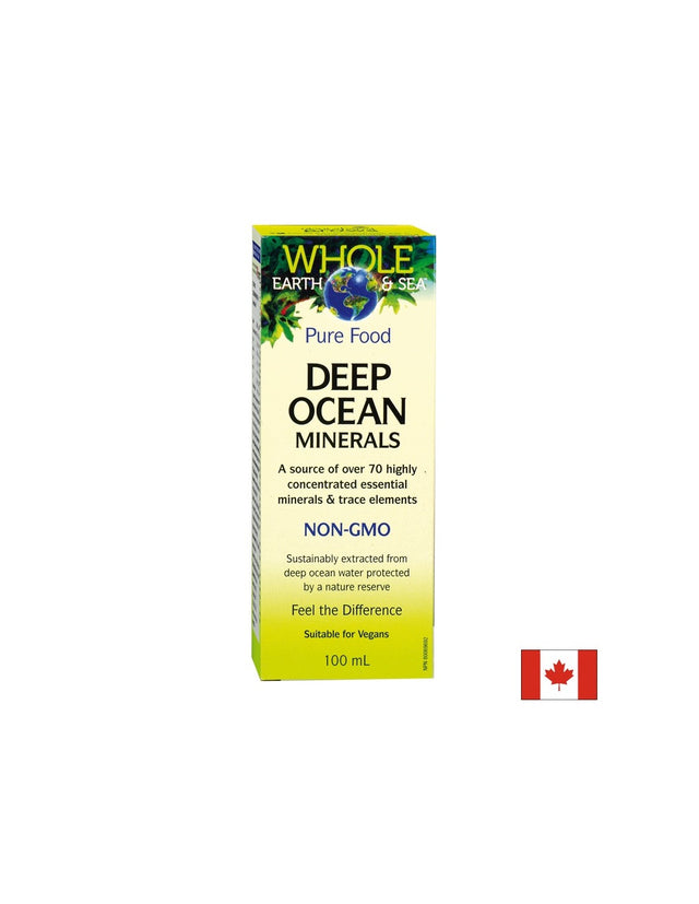 Deep Ocean Minerals Whole earth & sea®/ Дълбоководни морски минерали x 100 ml Natural Factors  Natural Factors - Nutra Best Bulgaria